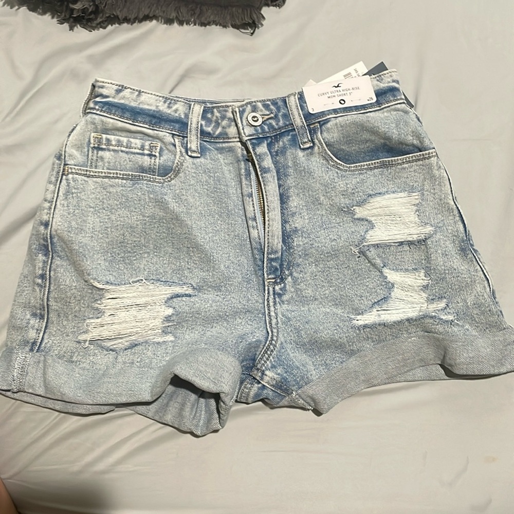 High rise mom short
